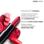 Buy FACES CANADA Weightless Creme Finish Lipstick - Rose Bouquet, 4g | Creamy Finish | Smooth Texture | Long Lasting Rich Color | Hydrated Lips | Vitamin E, Jojoba Oil, Shea Butter, Almond Oil - Purplle
