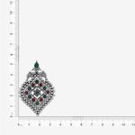 Buy Queen Be Oxidised Sweetheart Red & Green Studded Tops - Purplle