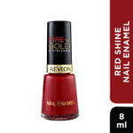 Buy Revlon Fire n Gold Nail Enamel - Red Shine (8 ml) - Purplle