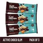 Buy Rite Bite Max Protein Active Choco Slim Bar - Pack of 3 ( 67 g x 3) - Purplle
