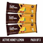 Buy Rite Bite Max Protein Active Honey Lemon Bar - Pack of 3 (70g x 3) - Purplle