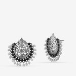 Buy Queen Be Dark Glamour Earrings With Micro Pearls - Purplle