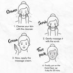 Buy Good Vibes Gold Natural Glow Facial Kit | Glowing, Anti-Ageing | No Parabens, No Animal Testing (40 gm) - Purplle