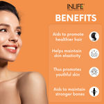 Buy INLIFE Hydrolyzed Collagen Peptides Powder Supplements Type 1 and 3, Biotin, Vitamin C, Hyaluronic Acid, Glucosamine, Skin Health for Men & Women - 200g (Orange Flavour) - Purplle