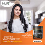 Buy INLIFE Hydrolyzed Collagen Peptides Powder Supplements Type 1 and 3, Biotin, Vitamin C, Hyaluronic Acid, Glucosamine, Skin Health for Men & Women - 200g (Orange Flavour) - Purplle