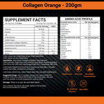 Buy INLIFE Hydrolyzed Collagen Peptides Powder Supplements Type 1 and 3, Biotin, Vitamin C, Hyaluronic Acid, Glucosamine, Skin Health for Men & Women - 200g (Orange Flavour) - Purplle