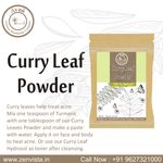 Buy Avnii Organics 100% Natural Curry leaf Powder: Good for Face and Hair - Purplle