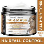 Buy Bella Vita Organic Hair Mask Cream For Volume & Strength With Ginger, Rosemary, Eucalyptus, Argan Oil, Keratin & Biotin For Women & Men (200 ml) - Purplle