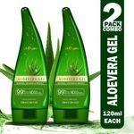 Buy LA Organo Aloe Vera Multipurpose Beauty Gel (Pack of 2) - Purplle