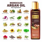 Buy LA Organo Moroccan Argan Oil (200 ml) (Pack of 2) - Purplle