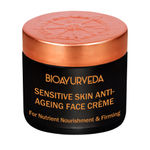Buy BIOAYURVEDA Sensitive Skin Anti-Aging face Cream for Sensitive skin to fight Wrinkles, Fine Lines, Dark Spots (60 g) - Purplle