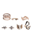 Buy Femnmas Midi Finger Ring Set 7Pcs - Purplle