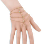 Buy Femnmas Multi Tassel Rhinestone Bracelet - Purplle