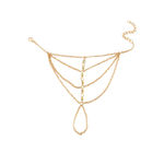 Buy Femnmas Multi Tassel Rhinestone Bracelet - Purplle
