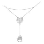 Buy Femnmas Flower Ring Chain Bracelet - Purplle