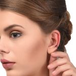 Buy Femnmas Black Non Pierced U Earrings - Purplle