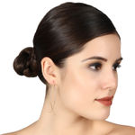 Buy Femnmas Golden Curvy Designer Earrings - Purplle