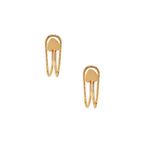 Buy Femnmas Golden Heart Non Pierced EarClip - Purplle