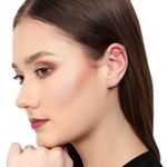 Buy Femnmas Golden Heart Non Pierced EarClip - Purplle