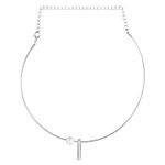 Buy Femnmas Silver Pearl Necklace For Girls - Purplle