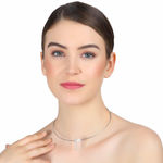 Buy Femnmas Silver Pearl Necklace For Girls - Purplle