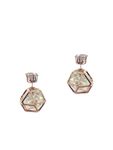 Buy Femnmas Hollow Double Sided Alloy Stud - Purplle