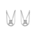 Buy Femnmas Silver Butterfly Earclip - Purplle