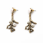 Buy Femnmas Luxury Pearl Zinc Drops & Danglers - Purplle