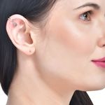 Buy Femnmas Silver Round EarClip For Girls - Purplle