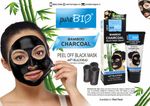 Buy Puro BIO Bamboo Charcoal Black Mask Cream - Peel Off Mask, Anti Blackhead (70 ml) - Purplle
