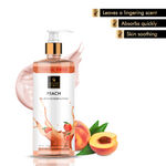 Buy Good Vibes Nourishing Body Lotion - Peach (400ml + 100 ml free) - Purplle