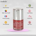 Buy DeBelle Gel Nail Lacquer Creme Scarlet Ruby - Pastel Burgundy, (8 ml) - Purplle