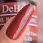 Buy DeBelle Gel Nail Lacquer Creme Scarlet Ruby - Pastel Burgundy, (8 ml) - Purplle