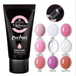 Buy Mobray Poly Gel Manicure Set Extend Builder Polygel Kits Finger Nail Extension UV LED Acrylic Builder Gel (03-Pink - 30ml) - Purplle