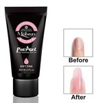 Buy Mobray Poly Gel Manicure Set Extend Builder Polygel Kits Finger Nail Extension UV LED Acrylic Builder Gel (03-Pink - 30ml) - Purplle