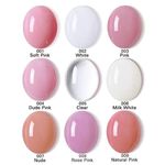 Buy Mobray Poly Gel Manicure Set Extend Builder Polygel Kits Finger Nail Extension UV LED Acrylic Builder Gel (03-Pink - 30ml) - Purplle