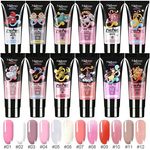 Buy Mobray Poly Gel Extend Builder Polygel Finger Nail Extension UV LED Acrylic Builder Gel (Soft Pink_01_15 ml) - Purplle