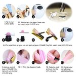 Buy Elite99 Acrylic Poly Extension Gel Quick Building Gel Polish Clear Pink Nail Tips UV Builder Gel Finger Extend Builder Nail Gel (15ml E99_PG_01) - Purplle