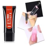 Buy Elite99 Acrylic Poly Extension Gel Quick Building Gel Polish Clear Pink Nail Tips UV Builder Gel Finger Extend Builder Nail Gel (30ml E99_PG_04) - Purplle