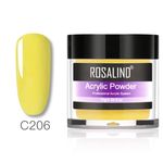 Buy ROSALIND Colorful Acrylic Powder For Crystal poly gel Manicure Set kit Nail extension nail art design carved Powder (Acrylic Power_10g_RPC206) - Purplle