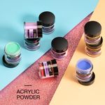 Buy ROSALIND Colorful Acrylic Powder For Crystal poly gel Manicure Set kit Nail extension nail art design carved Powder (Acrylic Power_10g_RPC206) - Purplle