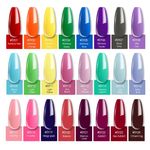 Buy SAVILAND Color Quick Poly Gel Finger Extension Soak Off UV Camouflage Builder Polygel Gel Hard Gel Nail Polish (SY02_Rainbow Orange_15g) - Purplle