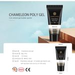 Buy SAVILAND Polygel Changing Color Thermal Extension Nail Art Camouflage Acrylic Poly Gel Nail Quick Building UV Gel Polish (WY15_30g) - Purplle