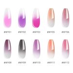 Buy SAVILAND Polygel Changing Color Thermal Extension Nail Art Camouflage Acrylic Poly Gel Nail Quick Building UV Gel Polish (WY15_30g) - Purplle