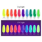 Buy SAVILAND Poly Gel Neon Nails Rainbow Fluorescence Polygel Crystal Enhancement Slip Solution Quick Extension Gel (YF10_Shiny Green_15g) - Purplle