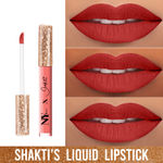 Buy Shakti By NY Bae Liquid Lipstick - Tango Tease 2 (2.7 ml) | Red | Matte Finish | Highly Pigmented | Lasts Upto 12+ Hours | Smudge Resistant | Waterproof | Weightless | Vegan | Cruelty & Paraben Free - Purplle
