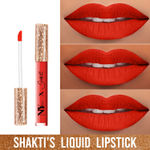 Buy Shakti By NY Bae Liquid Lipstick - Feral Flamenco 5 (2.7 ml) | Red | Matte Finish | Highly Pigmented | Lasts Upto 12+ Hours | Smudge Resistant | Waterproof | Weightless | Vegan | Cruelty & Paraben Free - Purplle