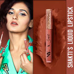Buy Shakti By NY Bae Liquid Lipstick | Brown | Matte | Hydrating - Sassy Samba 7 (2.7 ml) - Purplle