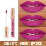 Buy Shakti By NY Bae Liquid Lipstick - Trendy Tap 10 (2.7 ml) | Purple | Matte Finish | Highly Pigmented | Lasts Upto 12+ Hours | Smudge Resistant | Waterproof | Weightless | Vegan | Cruelty & Paraben Free - Purplle