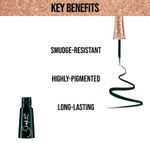 Buy Shakti By NY Bae Green Liquid Eyeliner | Glossy | Highly Pigmented | Waterproof - Jazz (4.5 ml) - Purplle